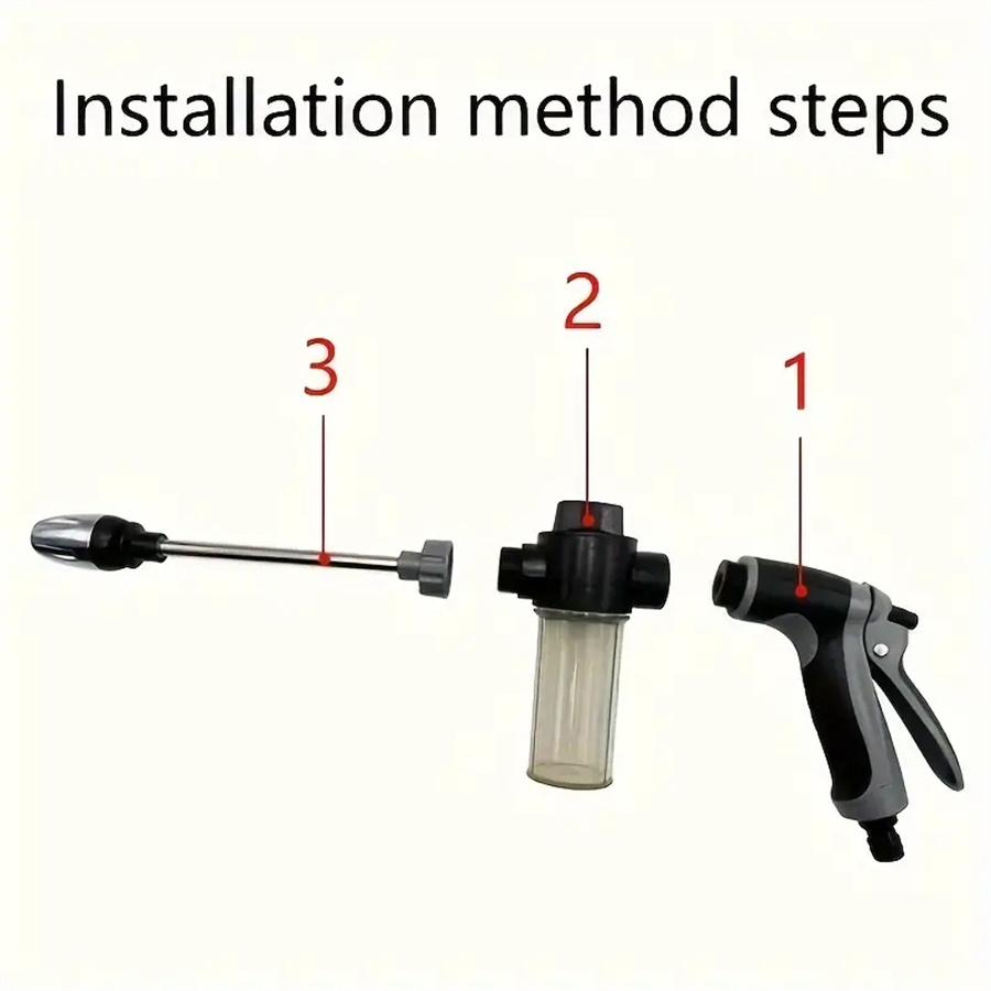 NEW Car Washing Long Pole High - огляд і ціна Pressure Washer Foam Gun