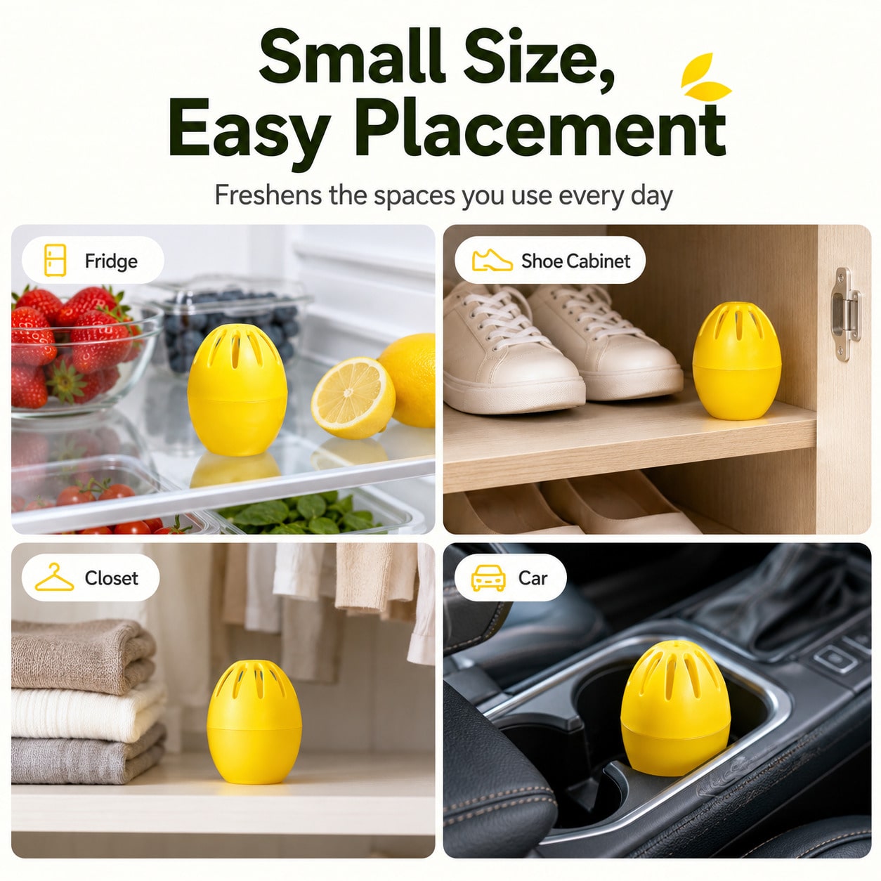 Lemon Fresh Deodorizer Egg, Lo - огляд і ціна Odor Eliminator Car