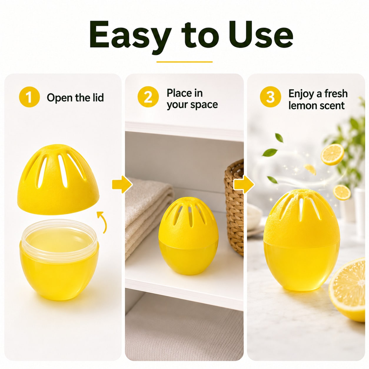 Lemon Fresh Deodorizer Egg, Lo - огляд і ціна Odor Eliminator Car