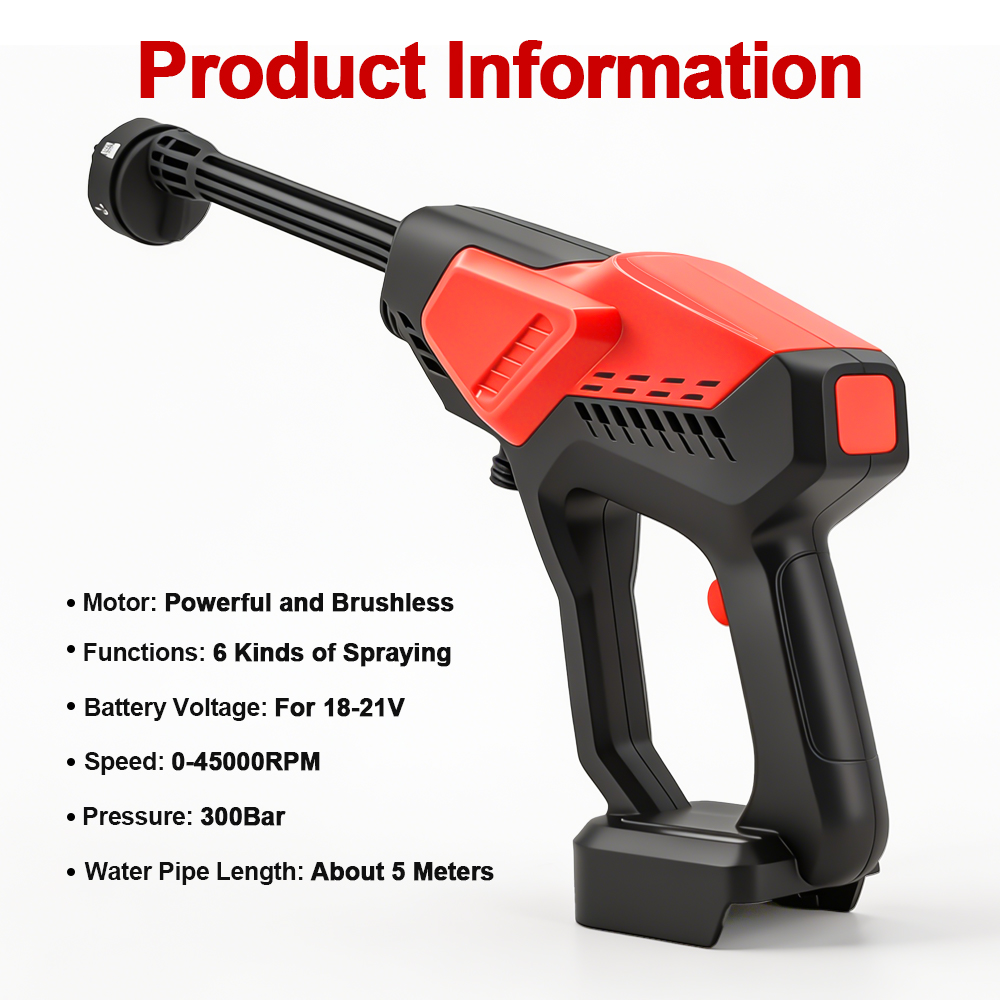 300Bar Brushless High Pressure - огляд і ціна Car Shampoo Ph
