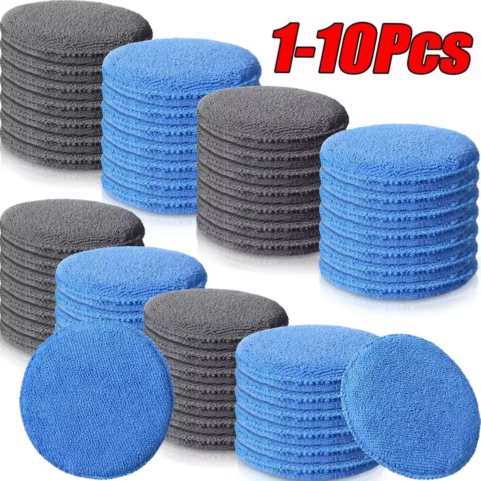 10/1Pcs Soft Microfiber Car Wa - огляд і ціна Wax Applicator Pad