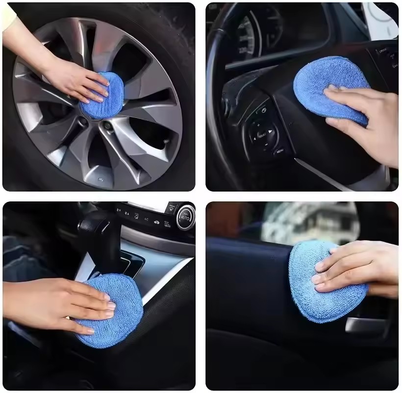 10/1Pcs Soft Microfiber Car Wa - огляд і ціна Wax Applicator Pad